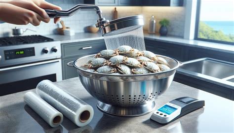 freeze crab meat in milk.